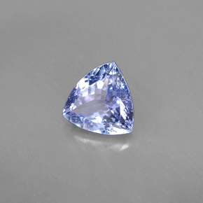 1.24캐럿 천연 바이올렛 블루 탄자나이트, 트릴리언, 7.2×7.1 mm, VVS-VS