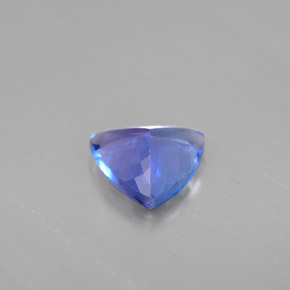 1.09캐럿 천연 바이올렛 블루 탄자나이트, 트릴리언, 7.2×6.9 mm, VVS-VS