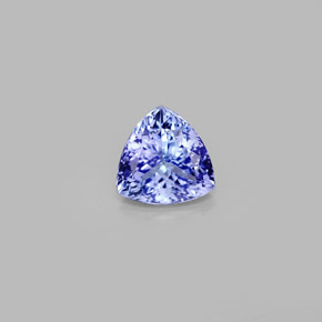 1.24캐럿 천연 바이올렛 블루 탄자나이트, 트릴리언, 7.1×7 mm, VVS-VS