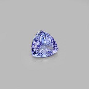 1.24캐럿 천연 바이올렛 블루 탄자나이트, 트릴리언, 7.1×7 mm, VVS-VS