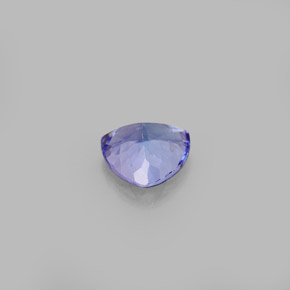 1.24캐럿 천연 바이올렛 블루 탄자나이트, 트릴리언, 7.1×7 mm, VVS-VS