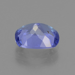 1.35캐럿 천연 바이올렛 블루 탄자나이트, 쿠션 컷, 7.7×5.8 mm, VS