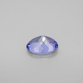 1.43캐럿 천연 바이올렛 블루 탄자나이트, 타원형 컷, 8.2×6.2 mm, VVS
