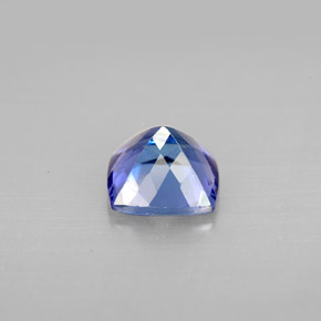 1.19캐럿 천연 바이올렛 블루 탄자나이트, 쿠션 컷, 6.3×6.2 mm, VS-SI