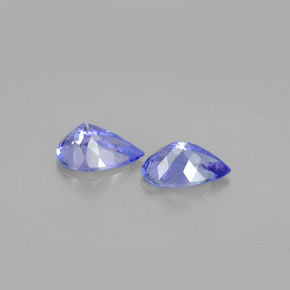 캐럿 천연 푸르스름한 바이올렛 탄자나이트 보석, 배 모양, 8×5.1 mm, VVS-VS