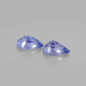 캐럿 천연 푸르스름한 바이올렛 탄자나이트 보석, 배 모양, 8.1×5.1 mm, VVS-VS