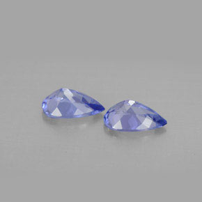 캐럿 천연 푸르스름한 바이올렛 탄자나이트 보석, 배 모양, 8×5.1 mm, VVS-VS