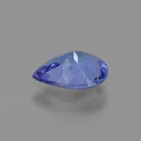0.88캐럿 천연 Blue  탄자나이트, 배 모양, 7.9×5.8 mm, VVS-VS