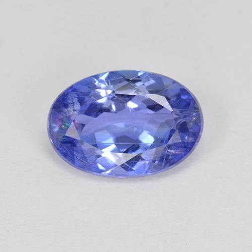 1.22캐럿 천연 바이올렛 블루 탄자나이트, 타원형 컷, 8.2×5.7 mm, SI