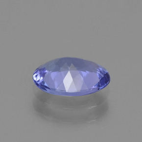 1.06캐럿 천연 바이올렛 블루 탄자나이트, 타원형 컷, 8×6 mm, VS