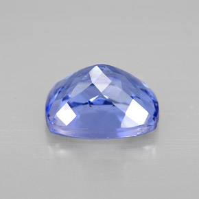 1.78캐럿 천연 바이올렛 블루 탄자나이트, 쿠션 컷, 8×6.2 mm, VVS-VS
