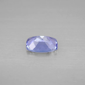 0.82캐럿 천연 푸르스름한 바이올렛 탄자나이트, 쿠션 컷, 7×5 mm, VVS-VS