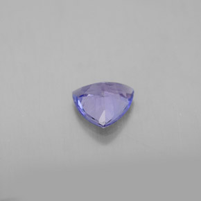 0.63캐럿 천연 푸르스름한 바이올렛 탄자나이트, 트릴리언, 5.9×5.6 mm, VS