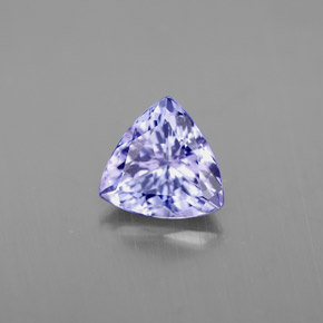1.14캐럿 천연 푸르스름한 바이올렛 탄자나이트, 트릴리언, 7×6.9 mm, VVS