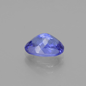 1.72캐럿 천연 푸르스름한 바이올렛 탄자나이트, 타원형 컷, 8.6×6 mm, VVS-VS
