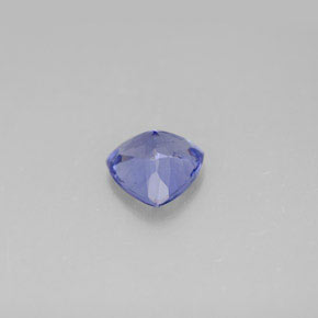 1.21캐럿 천연 바이올렛 블루 탄자나이트, 트릴리언, 7×7 mm, VS