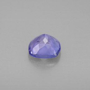 0.99캐럿 천연 푸르스름한 바이올렛 탄자나이트, 쿠션 컷, 6×5.9 mm, VVS