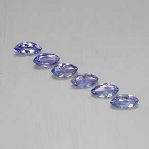 캐럿 천연 바이올렛 블루 탄자나이트 보석, 마퀴즈, 7.1×3.5 mm, VVS-VS