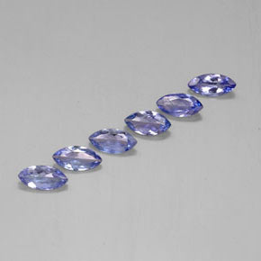 캐럿 천연 바이올렛 블루 탄자나이트 보석, 마퀴즈, 7.1×3.5 mm, VVS-VS