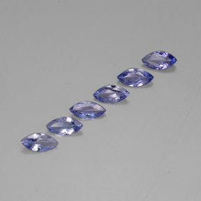캐럿 천연 바이올렛 블루 탄자나이트 보석, 마퀴즈, 6.9×3.4 mm, VVS-VS