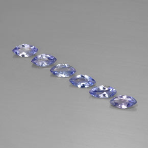 캐럿 천연 바이올렛 블루 탄자나이트 보석, 마퀴즈, 7×3.4 mm, VVS-VS
