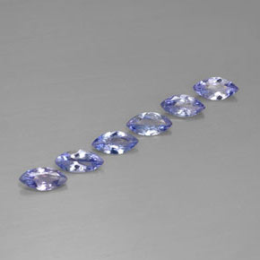 캐럿 천연 바이올렛 블루 탄자나이트 보석, 마퀴즈, 7×3.4 mm, VVS-VS
