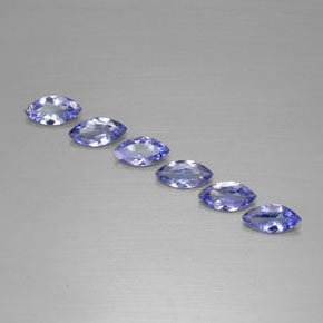 1.77캐럿 천연 바이올렛 블루 탄자나이트 보석, 마퀴즈, 7×3.5 mm, VVS-VS