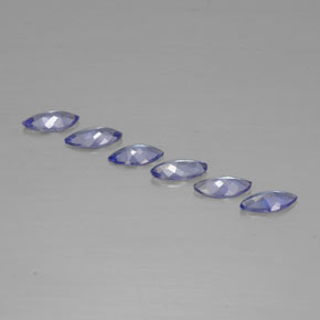 1.77캐럿 천연 바이올렛 블루 탄자나이트 보석, 마퀴즈, 7×3.5 mm, VVS-VS