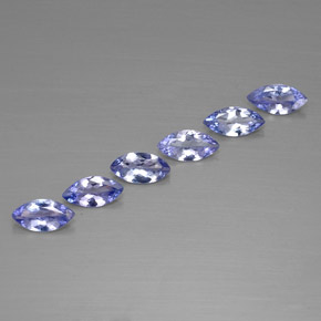 1.82캐럿 천연 강렬한 바이올렛 블루 탄자나이트 보석, 마퀴즈, 6.9×3.5 mm, VVS-VS