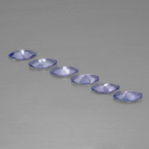 1.82캐럿 천연 강렬한 바이올렛 블루 탄자나이트 보석, 마퀴즈, 6.9×3.5 mm, VVS-VS