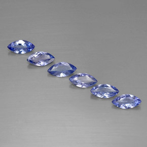 1.78캐럿 천연 바이올렛 블루 탄자나이트 보석, 마퀴즈, 7×3.5 mm, VVS-VS