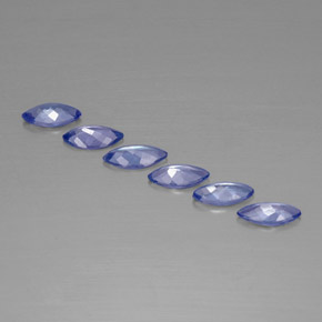 1.78캐럿 천연 바이올렛 블루 탄자나이트 보석, 마퀴즈, 7×3.5 mm, VVS-VS