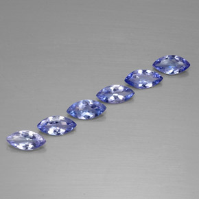 캐럿 천연 바이올렛 블루 탄자나이트 보석, 마퀴즈, 7×3.4 mm, VVS-VS