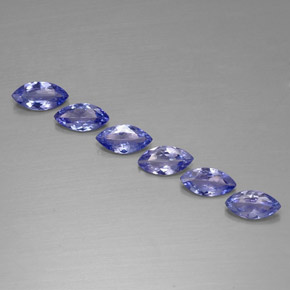 캐럿 천연 바이올렛 블루 탄자나이트 보석, 마퀴즈, 7×3.5 mm, VVS-VS