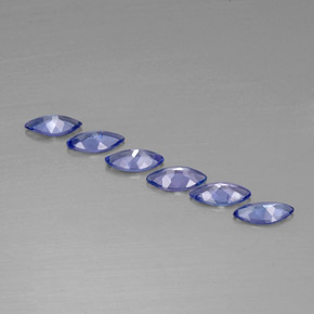 캐럿 천연 바이올렛 블루 탄자나이트 보석, 마퀴즈, 6.8×3.4 mm, VVS-VS