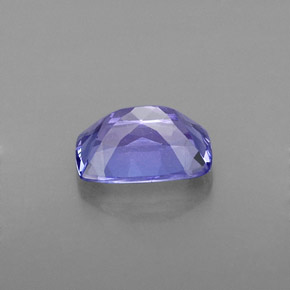 1.20캐럿 천연 바이올렛 블루 탄자나이트, 쿠션 컷, 7.7×5.5 mm, VVS