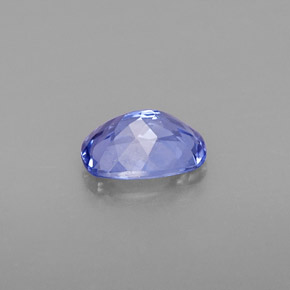 0.81캐럿 천연 바이올렛 블루 탄자나이트, 쿠션 컷, 6.9×5 mm, VVS