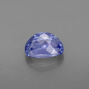 1.21캐럿 천연 바이올렛 블루 탄자나이트, 쿠션 컷, 7.1×5.1 mm, VS-SI