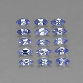 캐럿 천연 바이올렛 블루 탄자나이트 보석, 마퀴즈, 3.9×2 mm, VVS-VS
