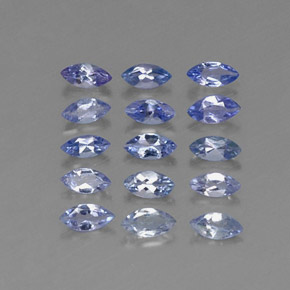 캐럿 천연 바이올렛 블루 탄자나이트 보석, 마퀴즈, 4.2×2.1 mm, VVS-VS