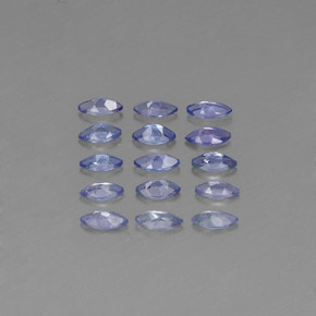 캐럿 천연 바이올렛 블루 탄자나이트 보석, 마퀴즈, 4.2×2.1 mm, VVS-VS
