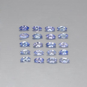 캐럿 천연 바이올렛 블루 탄자나이트 보석, 마퀴즈, 3.9×1.9 mm, VVS-VS