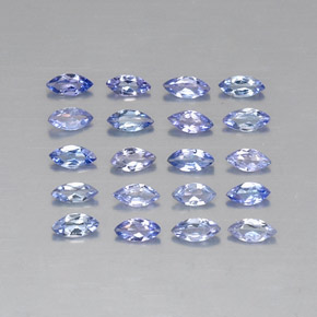 캐럿 천연 바이올렛 블루 탄자나이트 보석, 마퀴즈, 3.9×1.9 mm, VVS-VS