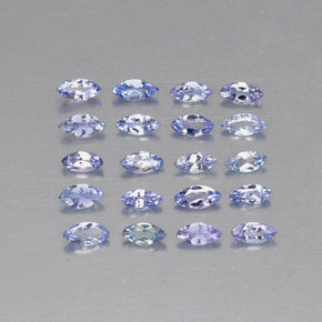 캐럿 천연 바이올렛 블루 탄자나이트 보석, 마퀴즈, 3.8×1.8 mm, VVS-VS