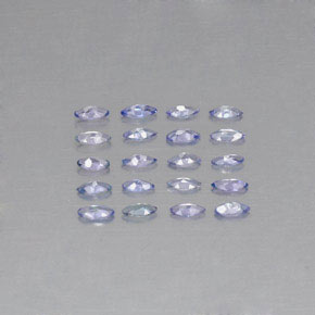캐럿 천연 바이올렛 블루 탄자나이트 보석, 마퀴즈, 3.8×1.8 mm, VVS-VS