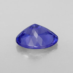 2.48캐럿 천연 바이올렛 블루 탄자나이트, 타원형 컷, 9.9×7.8 mm, IF