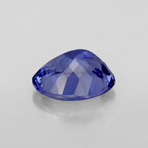 2.61캐럿 천연 바이올렛 블루 탄자나이트, 타원형 컷, 9.7×7.7 mm, VVS