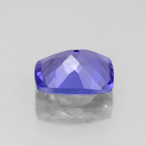 1.60캐럿 천연 바이올렛 블루 탄자나이트, 쿠션 컷, 8.2×6.1 mm, IF