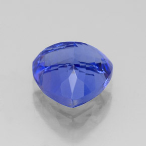 2.41캐럿 천연 바이올렛 블루 탄자나이트, 트릴리언, 8.2×8.2 mm, VVS