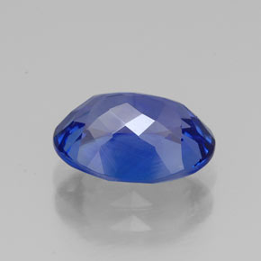 2.71캐럿 천연 바이올렛 블루 탄자나이트, 타원형 컷, 10×7.6 mm, IF